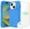 BOPPS Battery Case for iPhone 15/15 Pro【2025 New】 Powerful 7000mAh Portable Rechargeable Strong Protective Extended Charger Cover for iPhone 15/15 Pro Charging Case,Blue