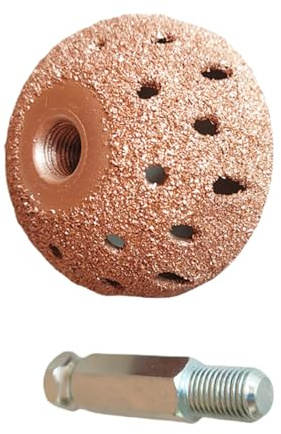 Roue de polissage abrasive pour pneu 38 mm Grain 70 Tête de polissage Convient pour la réparation et l'entretien des pneus
