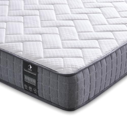 Z-hom Matelas 160x200, 20 cm, Matelas à Ressorts Ensachés Indépendant, Isolation du Mouvement, Mi-Ferme, Soutien Parfait, Haute Resilience Ultra Respirante