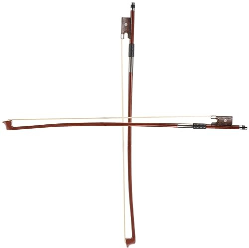 BESPORTBLE 2 Stück Geigenbogen Ersatz 1/8 Zoll aus Rosshaar und Holz Handgefertigter Violinbogen für Anfänger und Schüler Instrumentenzubehör für Violine