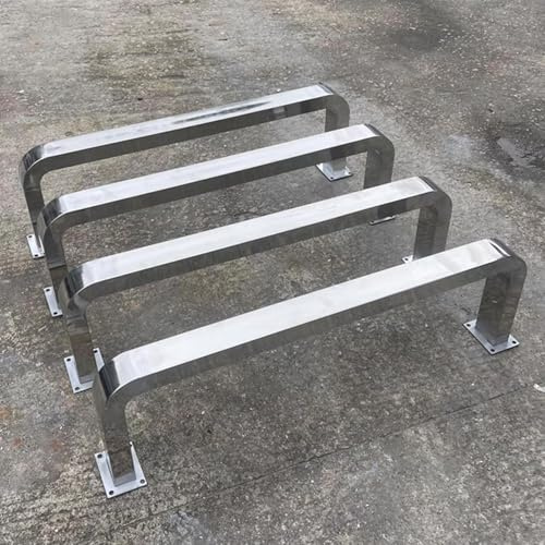 Barrera de estacionamiento de seguridad de acero inoxidable, bloqueador de entrada de acero inoxidable para seguridad vial, barrera de estacionamiento reflectante de acero inoxidable, bloqueador de