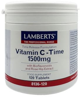 Lamberts Vitamina C Liberacion Sostenida 1500mg - 120 Tabletas