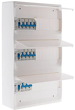 Coffret électrique équipé 39 modules - 11 disjoncteurs - Zenitech