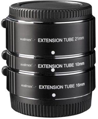 Walimex pro Pro Automatik-Zwischenringsatz für Fuji X schwarz, 21655