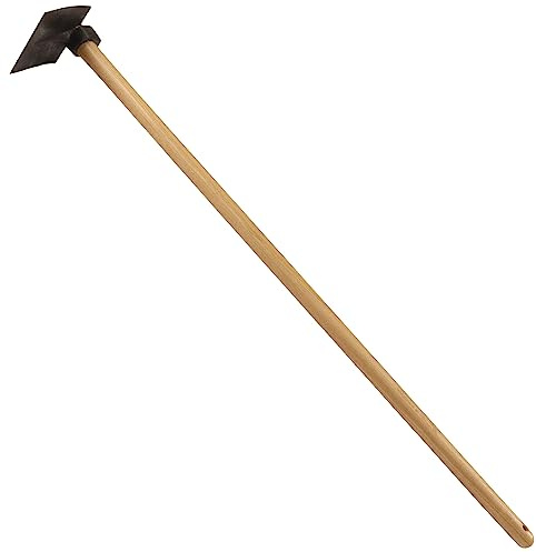 Sirocco Feldhacke 155x155mm handgeschmiedet Buchenstiel 130cm Gartenhacke aus gehärtetem Stahl Made in Germany