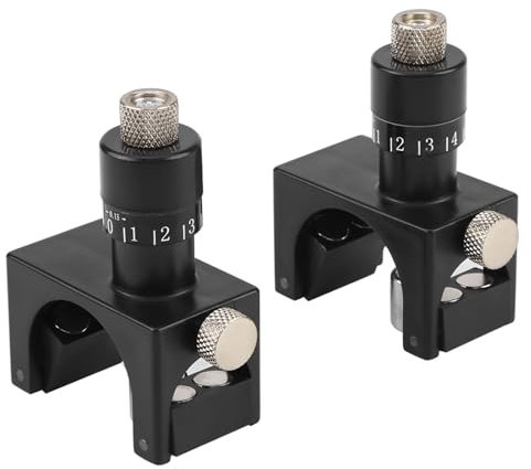 Gabarit de Réglage de Lame de Raboteuse Magnétique, Gabarit de Lame de Raboteuse avec étui de Rangement, 2 Pièces, Ensemble de Jauge à Double Paquet pour la Fabrication de Meubles