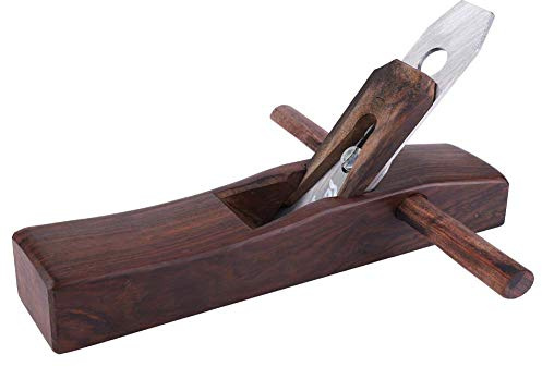 Aolidsive Rabot de Charpentier en Bois d'ébène, Outil à Main de Travail du Bois à Poignée Poussoir pour Couper et Polir les Surfaces en, Taille 28 Cm pour Artisans, Menuisiers