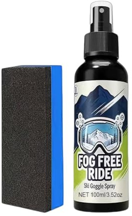Générique Anti-Buée Lunettes Spray Anti-Buée à Longue Durée 100 ML | Désembueur Pour Masque De Ski Pour Hommes Maison Salle de Bain Intérieur et Extérieur Temps Froid Swing Ski Plongée et
