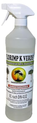kunstpflanzen-discount.com B1 Brandschutzspray 1 Liter nach DIN 4102 Teil 1 - Brandschutzimprägnierung schwer entflammbar für Textilien