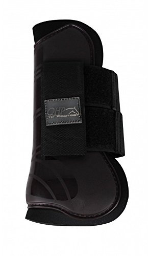 QHP Hartschalen-Gamaschen vorne innen Neopren Klettverschluss NEUE Farben (Shetty, Braun)