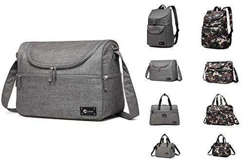 CLAMARO Wickeltasche Baby Explorer M, 16 Liter, Wickelunterlage