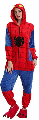 Kauson Girafe de Pyjama Licorne Grenouillère Animaux Siamois Romper Pajamas Kigurumi Onesie Cosplay Animal Combinaison Costume Vêtement de Nuit en Flanelles Soirée Carvanal Halloween Noël Déguisement