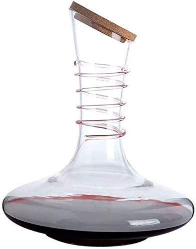Decanter set Wine Decanter Crystal Red Wine Decanter Fast Decanter Small Red Wine Jug Wine Cellar Crystal Decanter Set Red Wine Carafe Wine Gifts Wine Accessories 1.8L Wine Decanter Set Crystal