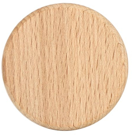 50Pcs Round Unfinished Wood Cutout Circles Chips Wooden Blank Slices for Arts Crafts Projects, Board Game Pieces Ornaments(6CM)