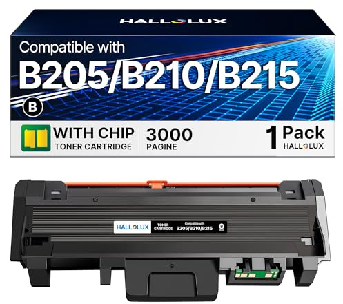 HALLOLUX Kompatibel Toner für Xerox B205 B210 B215 für Xerox B215DNI B205NI B210DNI B205MFP B215MFP (1 Schwarz, 106R04347 106R04346)
