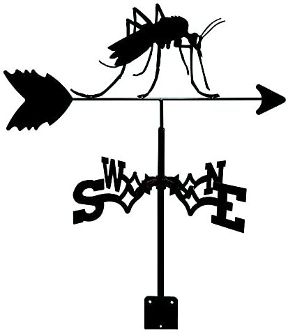 lkpqdwqz Animal métal girouette Sauterelle Ours Papillon Oiseau girouette girouette Creuse Outil de Mesure indicateur de Direction du Vent pour Jardin extérieur Toit Paddock décoration