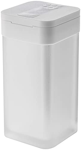 Yamazaki Industries 5827 Magnetic Spice Bottle, Large, White, Approx. W 1.9 x D 2.0 x H 3.9 inches (4.8 x 5 x 10 cm), Tower, Sliding Opening and Closing, Adjustable Amount
