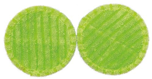 Livington Steam Twister - Ersatz Pads - 2x Mikrofaser-Pads für Dampfreiniger - für Reinigung, Politur & Trocknung - Zubehör Bodenreiniger - für alle Böden & Oberflächen - waschbar & wiederverwendbar