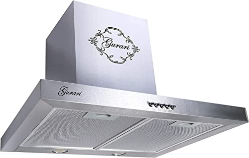 Gurari 461 Inox 60, Hotte aspirante murale 60 cm •1000m³/h•Hotte murale Luxe fabricant Gurari • 3 vitesses •1000m³/h •LED •Hotte• inox •Recirculation possible