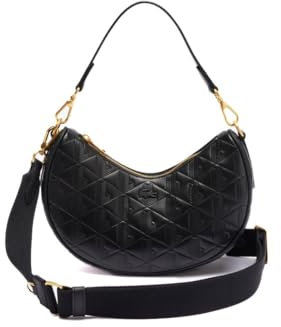 Lacoste Femme Women Shoulder Bag Sac à bandoulière, Black, Taille Unique