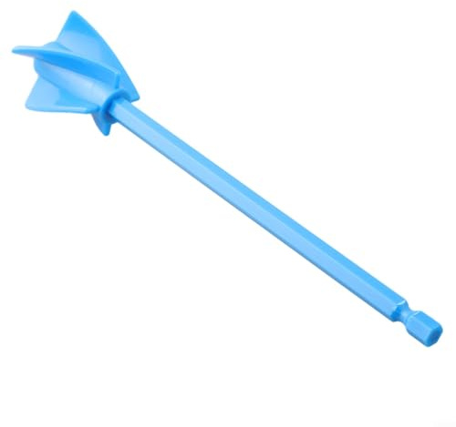 Oniissy Paint Mixer Drill Mixer，Epoxy Mixer Paint Drill Attachment Paddle Consistency Liquids Resin Head Stirrer，for Mixing Epoxy Resin, Paint, Pigment, Glaze(Blue)