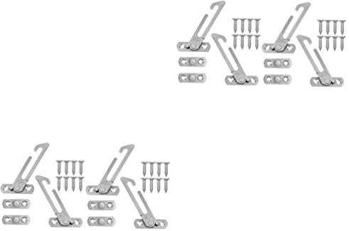 ORFOFE 8 Stk Fenster begrenzer Hardware zum Fangen von Sicherheitsschlössern Scharniere für Innentüren fensterklammer fensterklemme Fensterverriegelung Fensterstopper für Schiebefenster