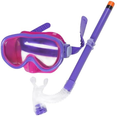 NADCFN Schnorchelmaske Kinder Schnorchel Set Kinder Schwimmbrille Masken Schnorchel Set Tauchen Schnorcheln Brille Set Tauchmasken(for Purple)
