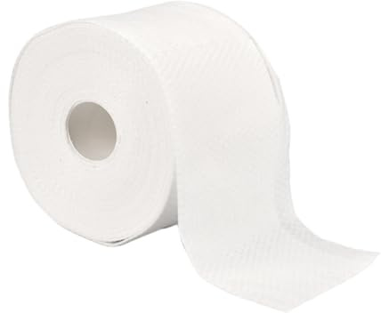 HONITANO Roll De Tela No Tejida Doble Para Limpieza Toalla Desechable Suave y Resistente Para Remover Tinta Maquillaje y Cuidado Piel Uso Sanitario y Cómodo