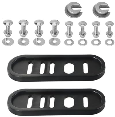 BUBEFSKD Snowblower Slide Shoes With Mounting Hardware For 31BM63P3 31AH55Q5 Snow Thrower Skid Shoe 490-241-0010 Replacement Replacement Skid Shoes Kit