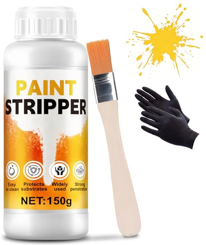 ALLONY Sverniciatore Metallo, Sverniciatore, Paint Remover, Rimozione Rapida e Semplice Della Vecchia Vernice, Adatto per Vernice su Superfici Metalliche, 150g