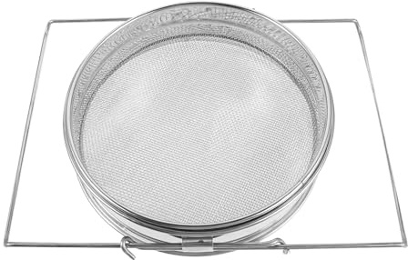 SHINEOFI Colador de Miel de Acero Inoxidable de Doble Capa, Filtro de Malla Fina para Apicultura, Extractor de Miel Reutilizable, Filtro de Alimentos para Hogar, 1 Pieza