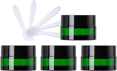 Kosmetikburkar, 4-pack(Black,20ml)