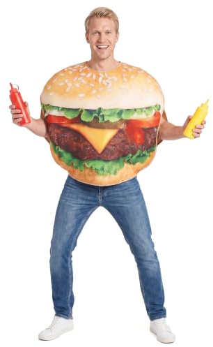DEGUISE TOI Burger Kostüm für Erwachsene - Multicolore