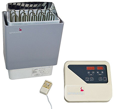 Saunaofen 6 kW mit digitaler externer Steuerung, 380V | Digitale externe Steuerung