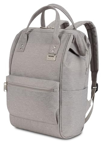 SwissGear 3576 Laptop Backpack Zaino per Computer Portatile, Grigio, 12-inch Unisex-Adulto