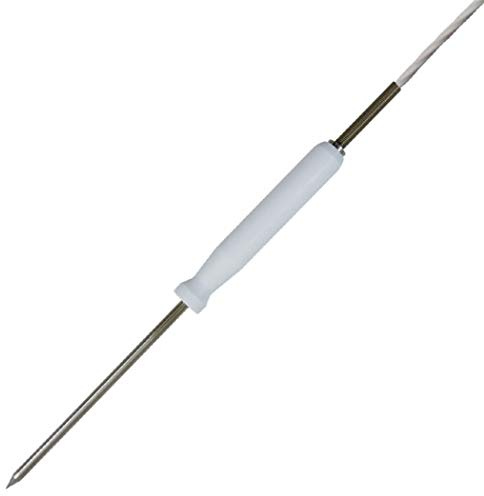 iOVEO 031ES01404 - PT100 - Einstechfühler mit Teflonhandgriff/Kerntemperaturfühler, lebensmittelecht, Teflonkabel, wasserdampfdicht, 4 Meter