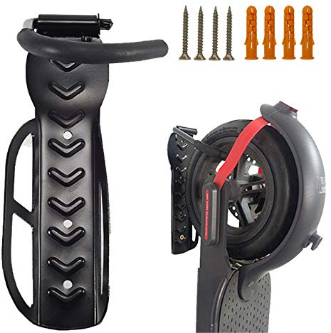 auvstar Soporte de Pared para Scooter,Accesorios Patinete Electrico | Adecuado para Xiaomi M365 / M365 Pro / Ninebot ES1 ES2,Soporte Bicicleta Pared Carga Máxima 30 KG