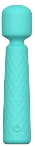 plusOne Therapeutic Wand Massager, Body Massager with 10 Settings, Teal
