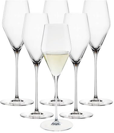 Spiegelau & Nachtmann, 6-teiliges Champagnerglas-Set, Kristallglas, 250 ml, Definition, 1350129