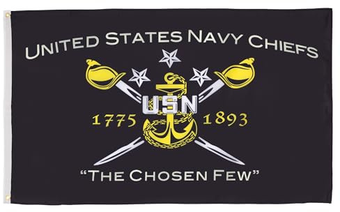 AZ FLAG USA navy chiefs Flag 2' x 3' - american army flags 60 x 90 cm - Banner 2x3 ft