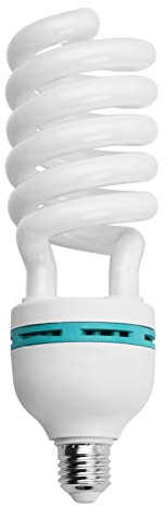 Irfora Ampoule fluorescente en spirale 135W 5500K lumière du jour E27 prise économie d'énergie pour l'éclairage vidéo de photographie de Studio
