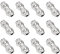 12 Piezas M3 Abrazadera de Cable de Acero Inoxidable Dúplex, Pinza para Cables Alambre para Tendederos de Cables Fijos, Clip Cuerdas de Alambre Acero Inoxidable, Abrazaderas de Cable