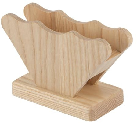 Kaffeefilterhalter aus , Eleganter Filterpapierhalter im Wellendesign, funktionaler Kaffeefilter-Organizer, dekorativer Filter-Organizer aus Papier 5,12 x 2,76 x 4,13 Zoll