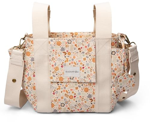 Suavinex, Sac de Maternité, Sac à Langer Bébé, Organisateur pour Poussette, Avec Anses Ajustables à la Poussette, Fermeture Éclair, Compact et de Grande Capacité, avec Poches Intérieures