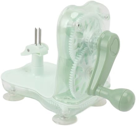 Pelapatate per Mele, Pelafrutta a Manovella con Design Regolabile, Struttura Rotante Pelatura Liscia, Accessori da Piccoli e Flessibili, Staccabili Facile Pulizia