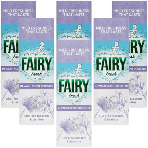 6x Fairy Fresh In-Wash Scent Booster - Silk Tree Blossom & Jasmine - 176g