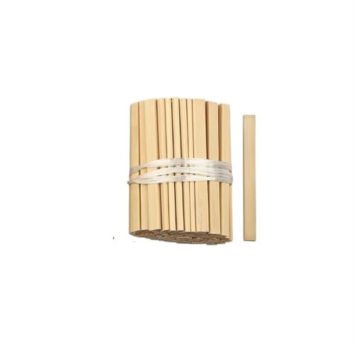 SHBHWS HolzstäBe FüR Das Kunsthandwerk 60 Stück Flache Scheiben, 5–50 cm, for Handwerk und Modellbau, Möbelmaterialien, DIY-Dübelbau, Modell, Holzbearbeitungswerkzeug Bastelmaterial Holz(100X10X4mm)