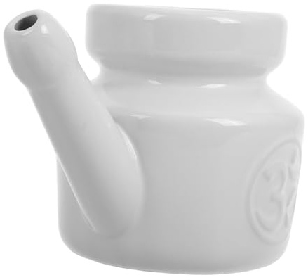 Limpiador Nasal Adulto 350ml Cerámica Lavado Nasal Blanco