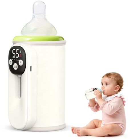 Flaschenwärmer Baby Unterwegs 10400 mAh, mit 11 Temperaturstufen (35-55°C)