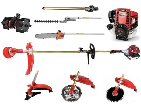 Tagliasiepi GX35, decespugliatore, filo 6 in 1 + motozappa,zappatrice rotativa sega da giardinaggio, 4 tempi, fresatrice da giardino